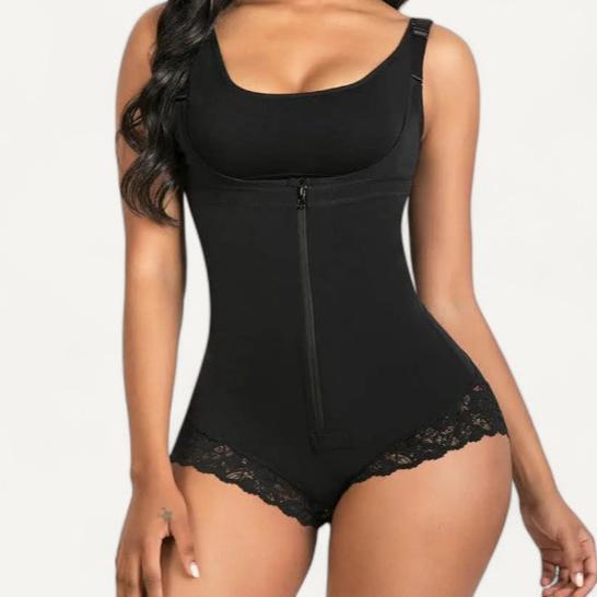 Body Amincissant Corset avec Zip – Maintien Ferme et Silhouette Affinée